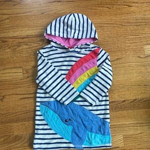 Boden towel hoodie size 5-6